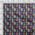 thumbnail image 3 of oneOone Tissu Jersey Viscose Multicolore Ananas Matériel de Robe Tissu Imprimé Tissu au Mètre 60 Pouces de Large, 3 of 4