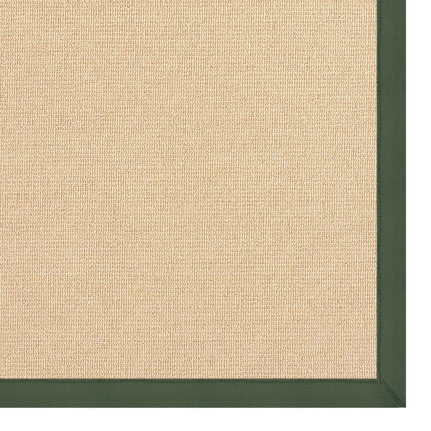 Tapis d'appoint Athena naturel et vert de 4 pi x 6 pi