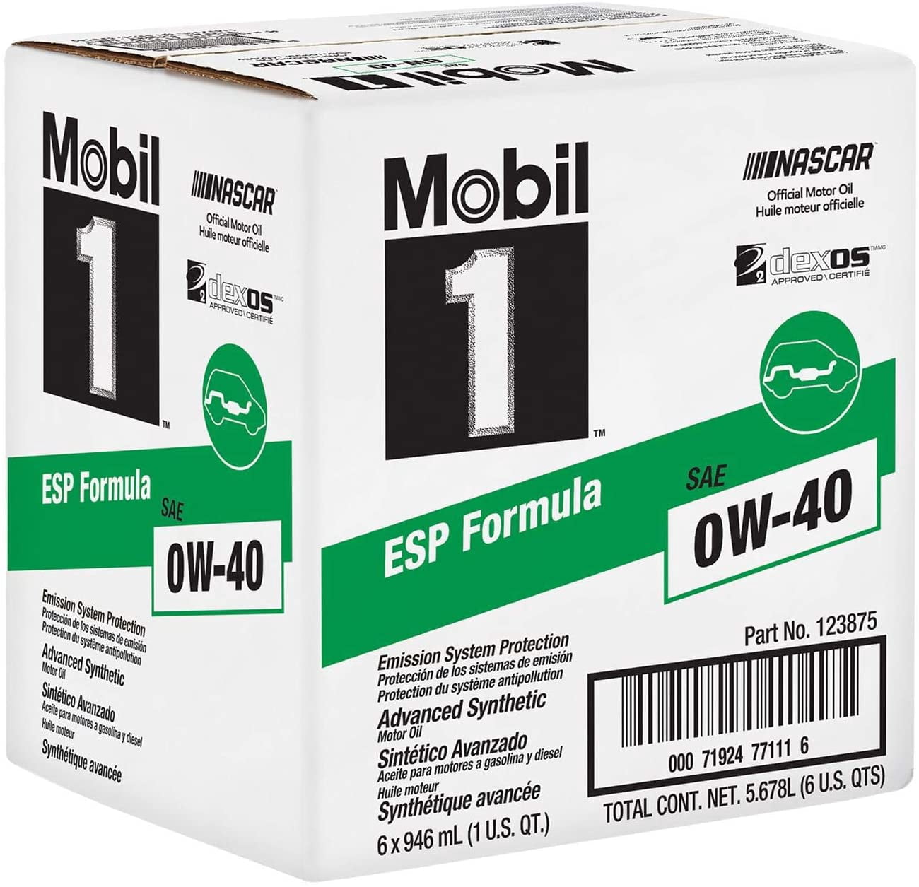 Mobil1 123875 ESP Formula Engine Oil 0W-40 (6 quarts) - Walmart.ca