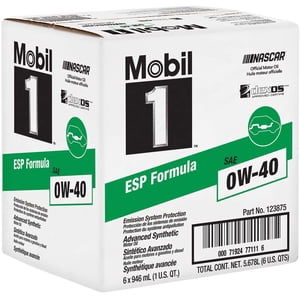 Mobil1 123875 ESP Formula Engine Oil 0W-40 (6 quarts)