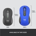 thumbnail image 3 of Logitech Signature M650 L Full Size Wireless Mouse - For Large Sized Hands, Graphite, 3 of 8