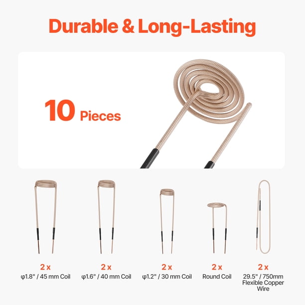 Chauffage à Induction 110V 1KW – Kit 4 Bobines Sans Flamme, Made In China !