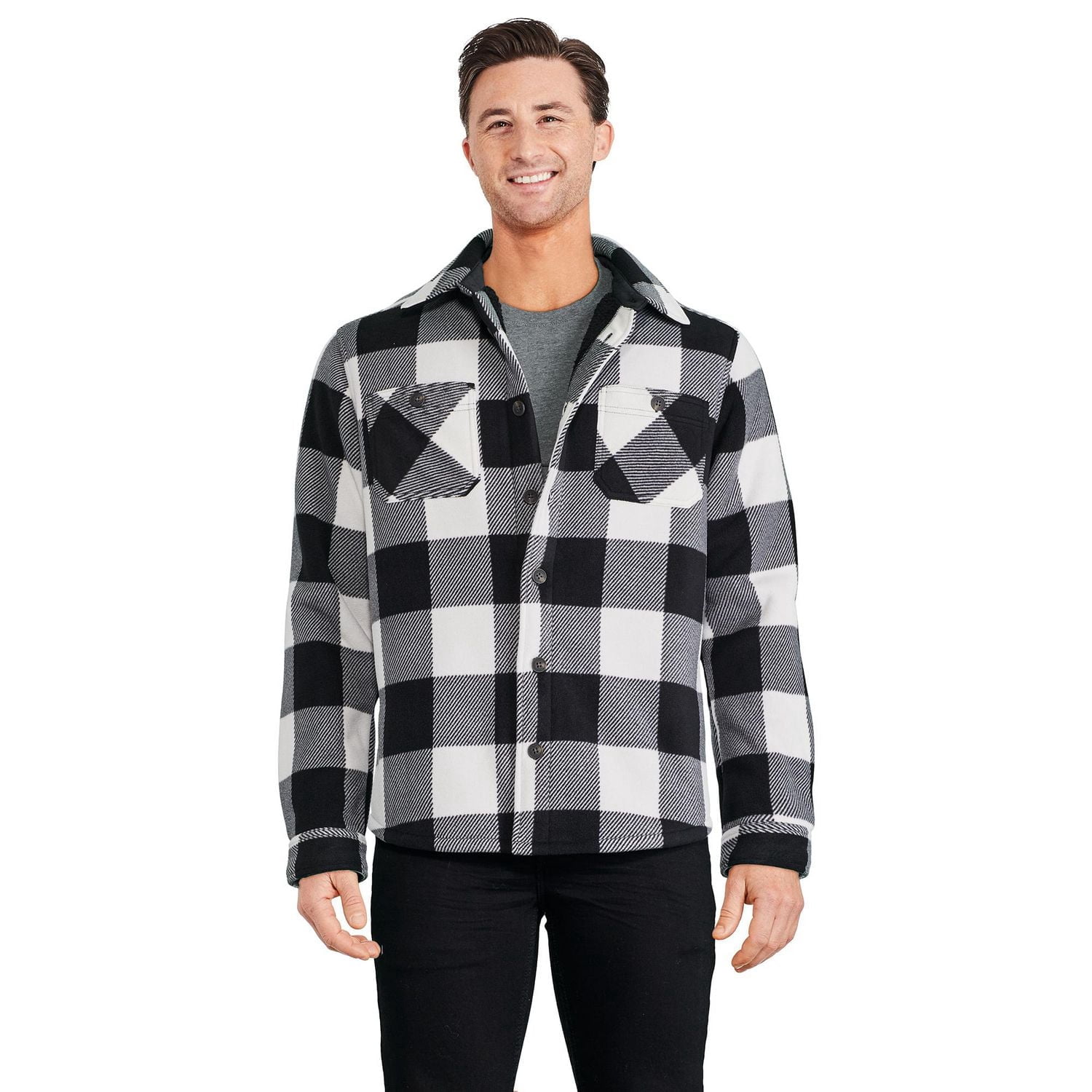 Veste-chemise en molleton George pour hommes