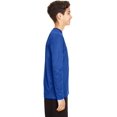 thumbnail image 2 of Youth Zone Performance Long-Sleeve T-Shirt - SPORT ROYAL - XS, 2 of 3