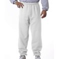 thumbnail image 4 of Jerzees Mens NuBlend Elastic Bottom Sweatpants, L, White, 4 of 8