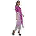 thumbnail image 3 of Moomaya Kurti 2 Pcs avec Pantalon pour Femmes Santoon Manches 3/4 Tenue de Fête Vêtements, 3 of 6