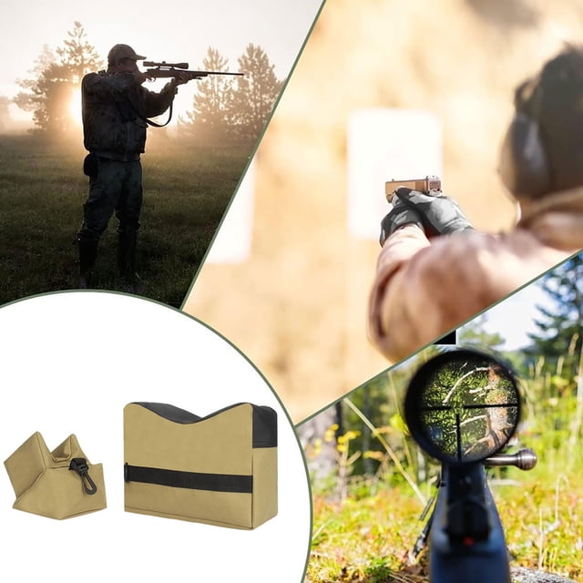 Shooting Sandbag Stabilizer for Enhanced Accuracy and Stability Durable Cloth Construction Absorption