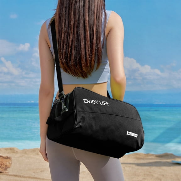 Économies d'Été Kcavykas Sac de Voyage Bandoulière Hommes et Femmes Bagage à Main Sac d'Entraînement Léger Étanche Sac de Sport Moyen pour Hommes Sac de Mise en Forme Adapté à l'Extérieur