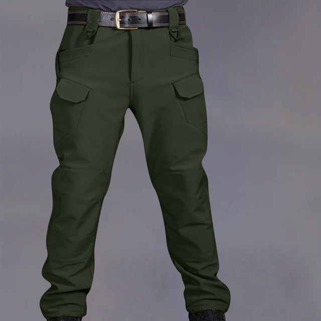 cllios Pantalon Cargo Homme Pantalon de Travail Militaire Multi-Poches Pantalon Tactique Extérieur Durable Travail Randonnée Pantalon Résistant à l'Eau Pantalon de Voyage avec Multi-Poches