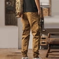 thumbnail image 4 of Mceream Pantalon Cargo Léger pour Homme, Randonnée en Plein Air, Pantalon de Travail, Jogging, Voyage, Chino avec Multiples Poches, Ropa Para Gimnasio de Hombre Beige TG, 4 of 5