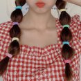 thumbnail image 4 of Visland 20 Pcs Anneau à Cheveux Durable Réutilisable Haute Élasticité Femme Dame Fille Cheveux Courts Longs Bande de Caoutchouc pour la Vie Quotidienne, 4 of 6