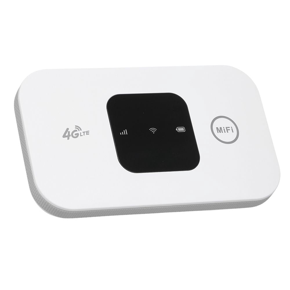 GoolRC 4G LTE Mobile WiFi Portable WiFi Hotspot 150Mbps MiFi with SIM Slot 2100mAh Battery for Europea Asia Africa Region(White)
