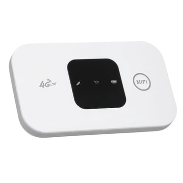 GoolRC 4G LTE Mobile WiFi Portable WiFi Hotspot 150Mbps MiFi with SIM Slot 2100mAh Battery for Europea Asia Africa Region(White)
