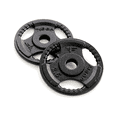 thumbnail image 4 of Mega Fitness 45 lb 1 Inch Standard Steel Weight Plate Barbell Training, 4 of 5