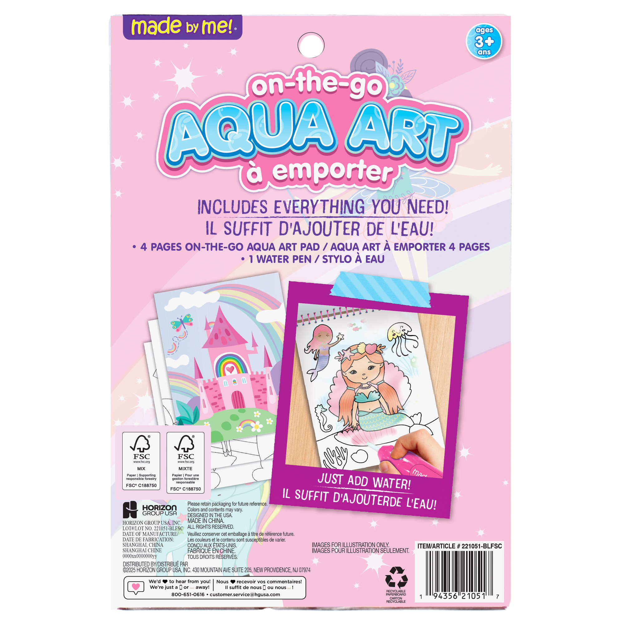 Made By Me On-the-Go Aqua Art, Fairytale Theme