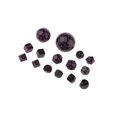 thumbnail image 1 of Xingzhi 15Pieces Acrylic Multi Side Numeral Dice for Role Play Board Game Purple, 1 of 5