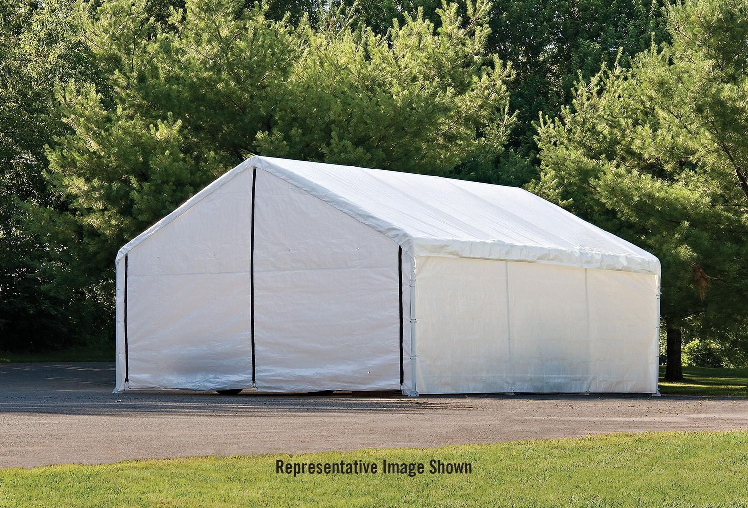 Canopy Enclosure Kit for the SuperMax 18 x 20 ft. White - Frame and Canopy Sold Separately