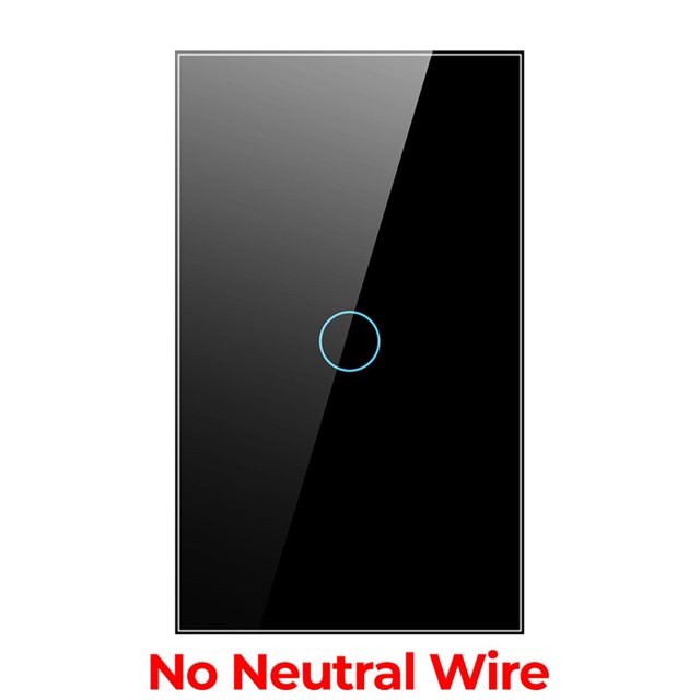 WiFi Switch Smart Home Touch RF Light Wall Panel 1/2/3 Gang Black US