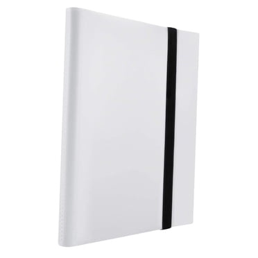 Milaget 432 Card Pocket Binder Card Collection Binder 9 Pocket Trading Binder for Sports White