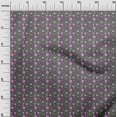 thumbnail image 3 of oneOone Georgette Viscose Gray Fabric Asian Retro Floral Craft Projects Decor Fabric Printed By The Yard 42 Inch Wide, 3 of 4