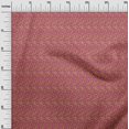 thumbnail image 3 of oneOone Cotton Silk Red Fabric Paisley Craft Projects Decor Fabric Printed By The Yard 42 Inch Wide, 3 of 5