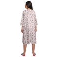 thumbnail image 4 of Moomaya Chemise de Nuit d'Allaitement en Coton Imprimée pour Femmes, 4 of 6