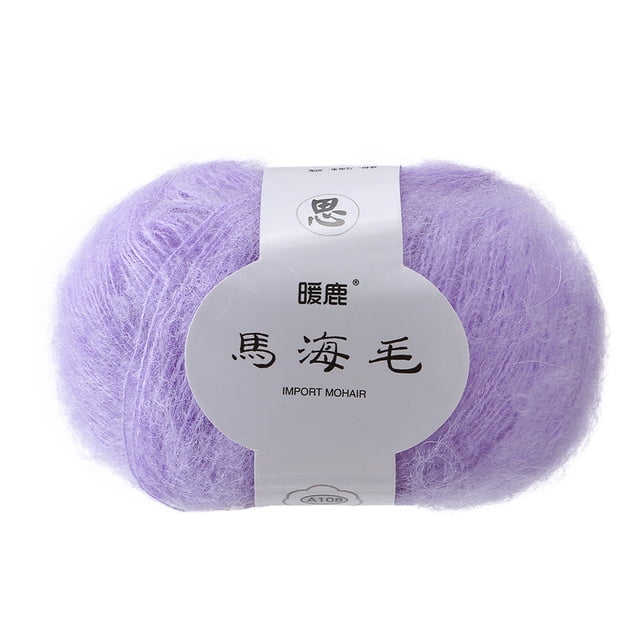 LSLJS Yarn for Crocheting Soft Knitting Yarn for Crafts Multicolor Yarn DIY Yarn Soft Mohair Knitting Wool Yarn DIY Shawl Scarf Crochet Thread Supplies