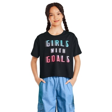 Athletic Works Girls' Boxy T-Shirt