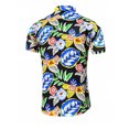 thumbnail image 2 of RKSTN Chemises pour Hommes Manches Courtes à Manches Courtes Imprimées Couleur Boutons Cardigan Mode Chemise Décontractée Hauts Chemises Hawaïennes pour Hommes, 2 of 3