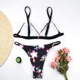 thumbnail image 4 of EGNMCR Bikini Set Women's Print Brazilian Bikini High Cut Bikini Set Two Piece Swimsuit, 4 of 6