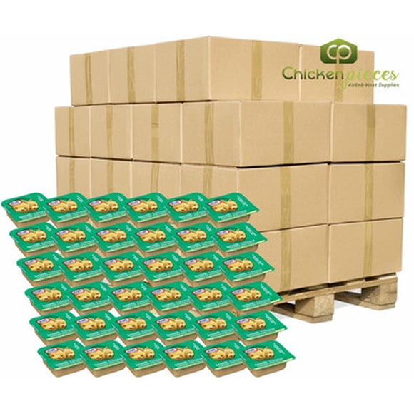 Kraft Coupes Portion Individuelles au Beurre d'Arachide, 18 g en Vrac, 200/caisse, 50 Caisses par Palette (10 000 Unités au Total)