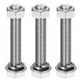 thumbnail image 1 of M10 x 65mm 304 Stainless Steel Hex Head Screws Bolts, Nuts, Flat & Lock Washers Assortment Kit, 3 Sets, 1 of 6