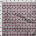 thumbnail image 3 of oneOone Tissu Polyester Lycra Motif Cachemire Ikat Tissu de Couture BTY 56 Pouces de Large, 3 of 4