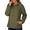 Army Green, variant on Rain Jackets for Women Waterproof Solid Lightly Half Zipper Outdoor Raincoat Casual Fall Hooded Jackets with Pockets Fashion Trench Coats Travel Camp Loose Windbreaker for Mountain Ski Sports