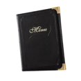 thumbnail image 2 of davian Menus Cover for Service Guide Book Refillable Menu Organizer Price List Book Black, 2 of 8