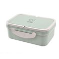 thumbnail image 1 of Double Rectangle Cover Lunchbox Microwave lunchbox Fitness Oven Student Adult High Capacity Compartment Bento Box, 1 of 6