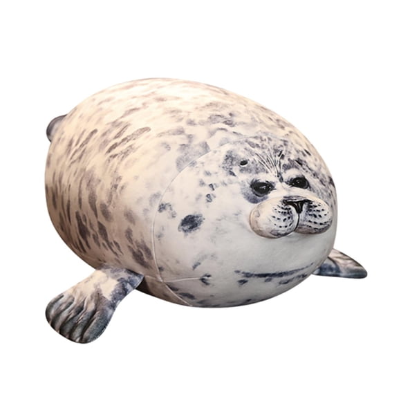 ZOUBAOQ Simulation 3D Sea Lion Plush Toys High Quality Stuffed Soft Animal Seal Pillow Baby Kawaii Sleeping Appease Dolls