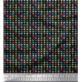thumbnail image 1 of Soimoi Satin Silk Fabric Abstract Dots Shirting Print Fabric by Yard 42 Inch Wide, 1 of 3