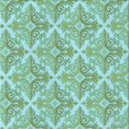 thumbnail image 1 of Ahgly Company Tapis d'Intérieur Lavable à la Machine, Carré, Transitionnel, Vert Aigue-Marine, Tapis de Zone, 8 Pieds Carré, 1 of 7
