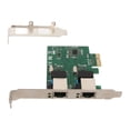 thumbnail image 2 of RT H Gigabit Ethernet Card,Dual Port PCIe Network PC C'est-à-Dire Gigabit Network Card Dual Port PC C'est-à-Dire Network Card High Capacity, 2 of 14