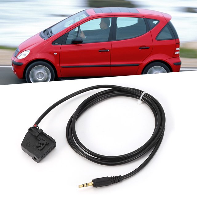 3.5mm 3.5mm Adaptateur d'Entrée Câble MP3 Raccord pour CLK SL SLK W168 W202 W203 W208