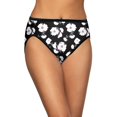 thumbnail image 1 of Vanity Fair Womens Body Shine Illumination Hi Cut Panty, 10, Nightfall Print, 1 of 1