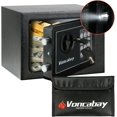 thumbnail image 1 of Voncabay Money Safe Box for Home with Sensor Light & Fireproof Money Bag for Cash Safe, Security Safe Box for Money Safe with Keys & Pass Code, Lock Box Fireproof Safe with Digital Keypad, 1 of 7