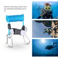 thumbnail image 4 of Diving Coil, Emergency Lanyard Keep Diving Anti lost Spring Coil Lanyard with Quick Release for Safety Emergency Tool, 4 of 7