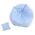 thumbnail image 4 of arctrm Dollhouse Sofa Miniature Furniture with Cushion Model Chair Simulation Furniture Blue, 4 of 9