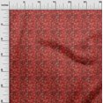 thumbnail image 2 of oneOone Cotton Cambric Red Fabric Batik Sewing Material Print Fabric By The Yard 42 Inch Wide, 2 of 4