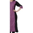 thumbnail image 3 of Moomaya Robe Kurti Décontractée pour Femmes en Coton Imprimé, Tunique Droite à Manches Retroussables, 3 of 6
