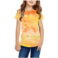 thumbnail image 2 of Plebaso T-Shirt à Manches Courtes pour Bébés Garçons Filles, Couleur Dégradée, Col Rond, Haut, Vêtements d'Été pour Bébé, 2 of 3