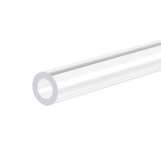 Unique Bargains Tube Rond en Acrylique Rigide Transparent 6mm ID x 10mm OD x 305mm Lot de 2
