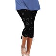 thumbnail image 2 of FNFYFH Liquidation Capris de Yoga pour Femmes Frais Toute la Journée,Noir, 2 of 5
